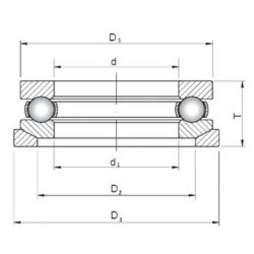 thrust ball bearing applications 53224U+U224 ISO