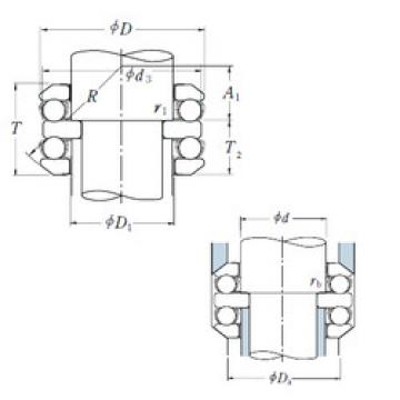 thrust ball bearing applications 54318 NSK