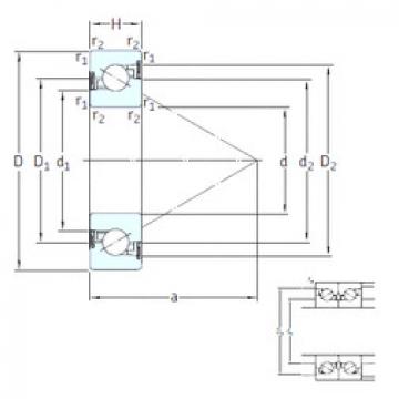 thrust ball bearing applications BSA 206 CG-2RZ SKF