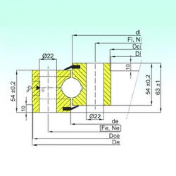 thrust ball bearing applications NB1.25.0755.201-2PPN ISB