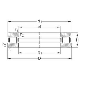 thrust ball images bearings 81272-MB NKE