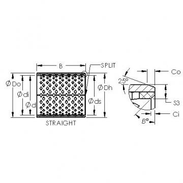 plain bushings bearings AST090 15090 AST