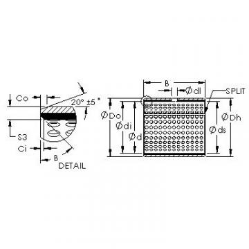 plain bushings bearings AST20 30IB36 AST