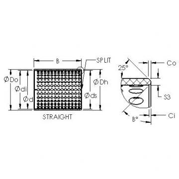 plain bushings bearings ASTT90 3520 AST