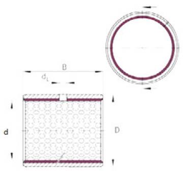 plain bushings bearings EGB3550-E50 INA