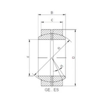 plain bushings bearings GE 025 XES ISO