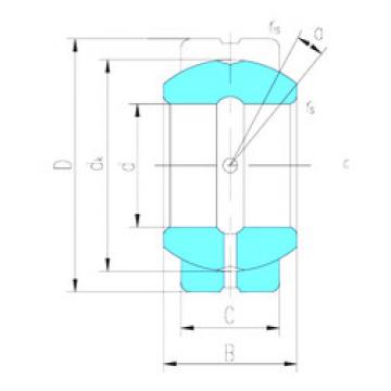 plain bushings bearings GEZ114ES LS