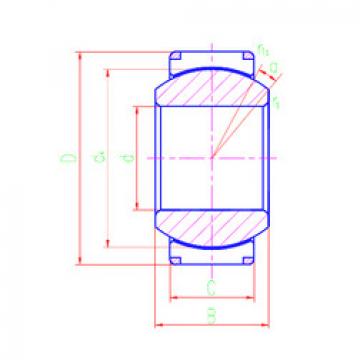 plain bushings bearings GEH260XT LS