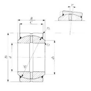 plain bearing lubrication SBB 56-2RS IKO