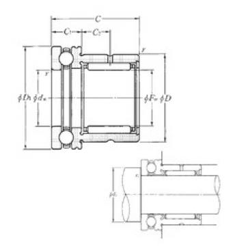 Complex Bearings NKX10T2 NTN