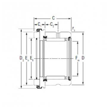 Complex Bearings RAX 525 Timken