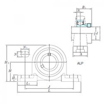 Bearing housed units ALP208 KOYO