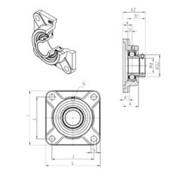 Bearing housed units ESF203 SNR