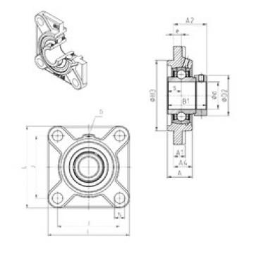 Bearing housed units EXFS306 SNR