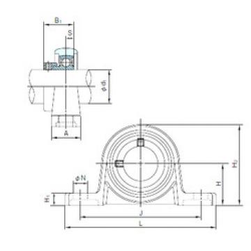 Bearing housed units MUP003 NACHI