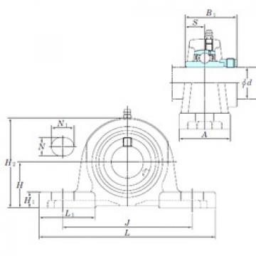 Bearing housed units NAP211-32 KOYO