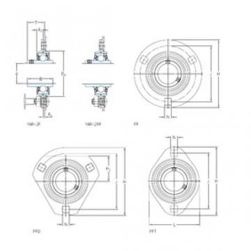 Bearing housed units PFT 35 FM SKF