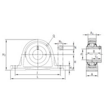 Bearing housed units RASEY40-JIS INA