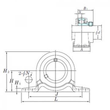 Bearing housed units SAPP202-10 KOYO