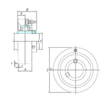 Bearing housed units UCC206-19 KOYO