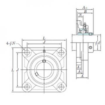 Bearing housed units UCFX09-28E KOYO