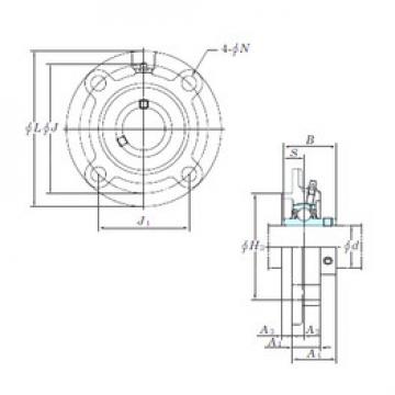 Bearing housed units UCFCX14-44 KOYO