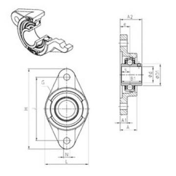 Bearing housed units UCFL205 SNR