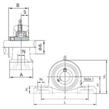 Bearing housed units UCP205 NACHI