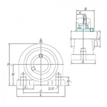 Bearing housed units UCPA202 KOYO