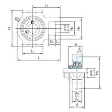 Bearing housed units UCT207 NACHI