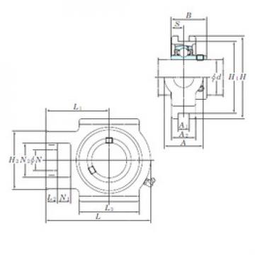 Bearing housed units UCTX16E KOYO