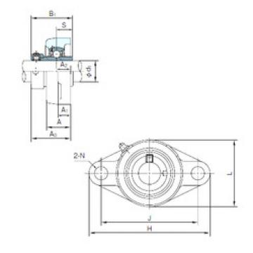 Bearing housed units UGFL206 NACHI