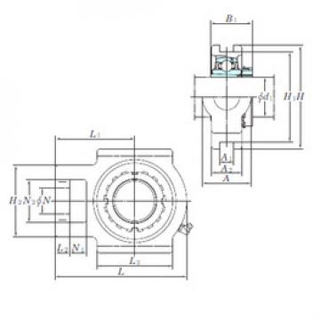 Bearing housed units UKT328 KOYO