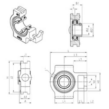 Bearing housed units UST201 SNR