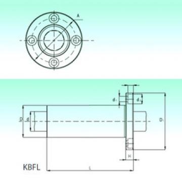 linear bearing shaft KBFL 12 NBS