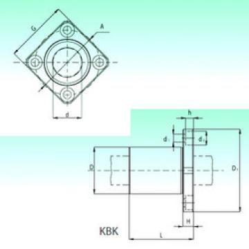 linear bearing shaft KBK 12 NBS