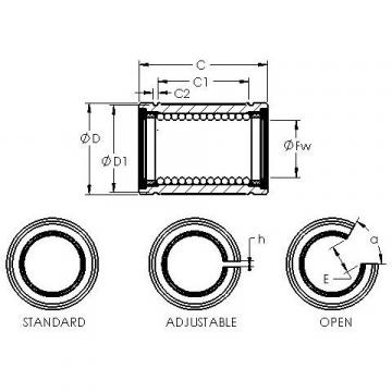 linear bearing shaft LBE 16 AJ AST