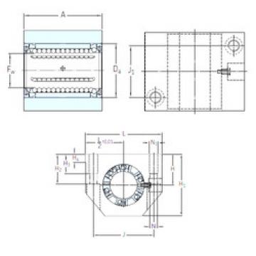 linear bearing shaft LUND 25-2LS SKF