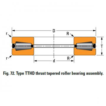 TTHD THRUST ROLLER BEARINGS T1115