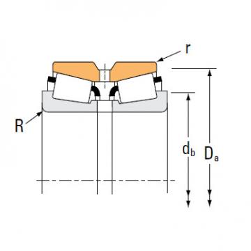 TDO Type roller bearing LM272249 LM272210CD