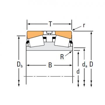 TDI TDIT Series Tapered Roller bearings double-row EE221039TD 221575