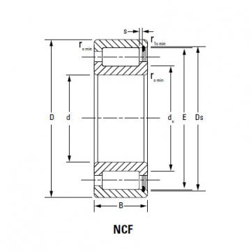 CYLINDRICAL ROLLER BEARINGS FULL COMPLEMENT NCF NCF2932V