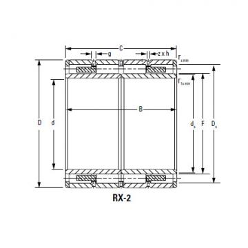 Four-Row Cylindrical Roller Bearings 500ARXS2345A 540RXS2345