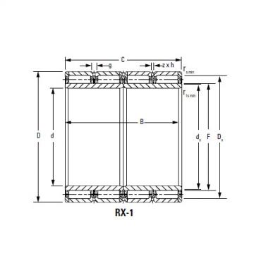 Four-Row Cylindrical Roller Bearings 730RX3064 RX-1