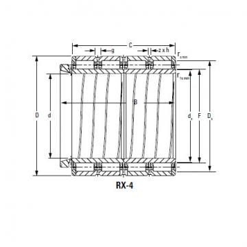 Four-Row Cylindrical Roller Bearings 165RYL1451 RY-3