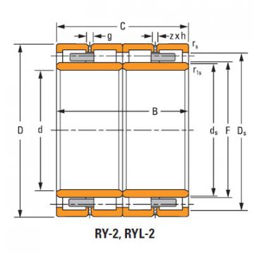 cylindrical roller bearing inner ring outer assembly 200ryl1544