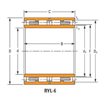 cylindrical roller bearing inner ring outer assembly 200arvsl1545 222rysl1545