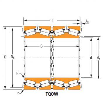 four-row tapered roller Bearings Jm171649dgw –