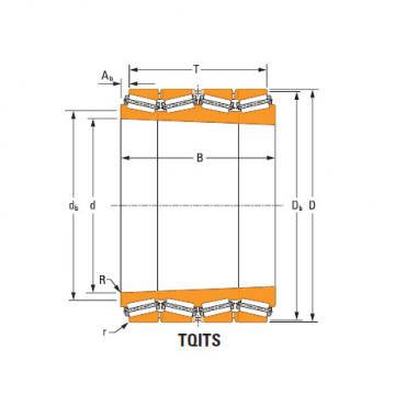 four-row tapered roller Bearings tQitS m281631T m281610 single cup