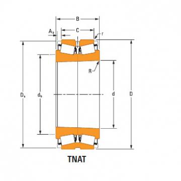 TdiT TnaT two-row tapered roller Bearings 99600Td 99100